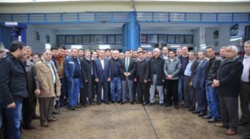 Başkan T&uuml;t&uuml;nc&uuml; Yeşil Sanayi Esnafı İle Bir Araya Geldi