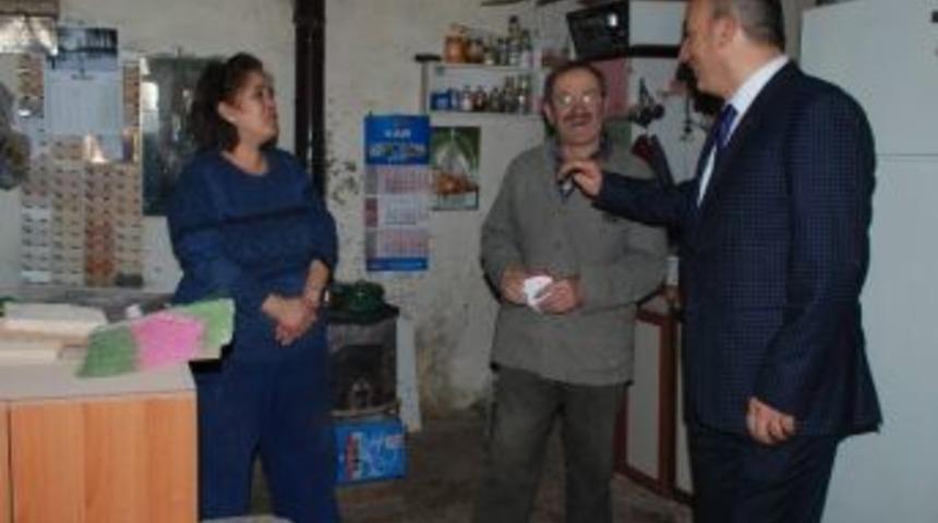 Mustafa &Ouml;zata, Sanayi Esnafını Gezdi