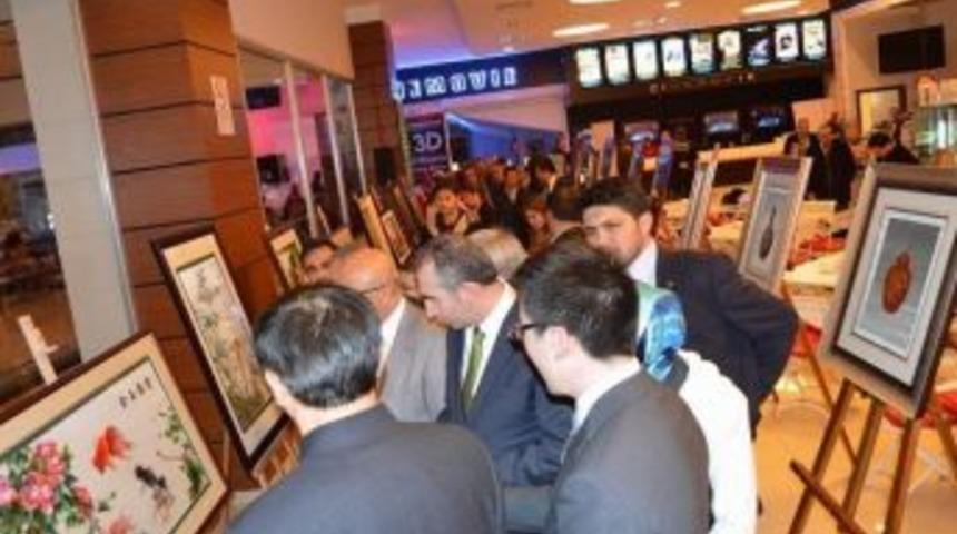 Afyonkarahisar&rsquo;da &Ccedil;in İpek Sergisi A&ccedil;ıldı