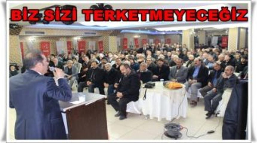 Maden ve Alacakayalılar&rsquo;dan Bilal  &Ccedil;oban&rsquo;a tam destek!..