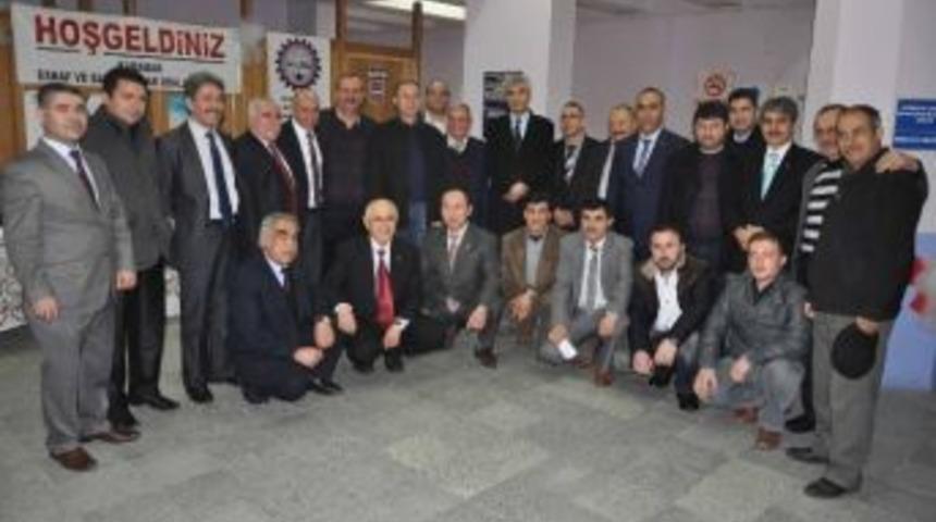 Başkan Adayı &Ccedil;alışkan&rsquo;dan Esnaf Odalarına Ziyaret