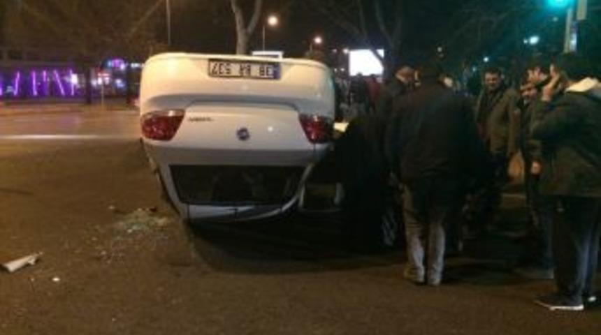 Kayseri&rsquo;de Trafik Kazası: 1 Yaralı