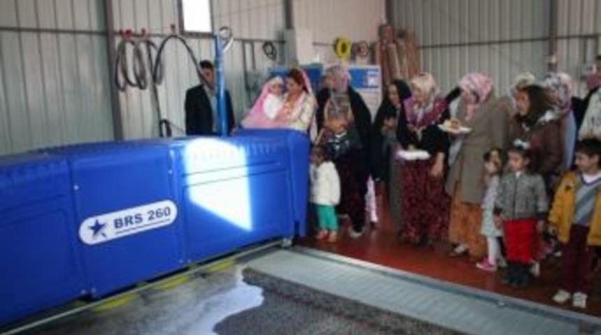 Boyalıca'da Halı Yıkama Fabrikası A&ccedil;ıldı