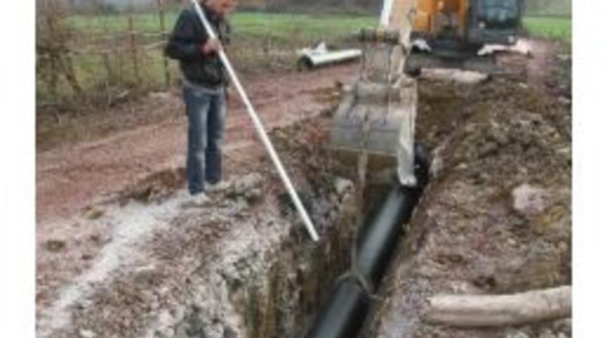 Namazgah Barajı Dağıtım Hatlarına Başlandı