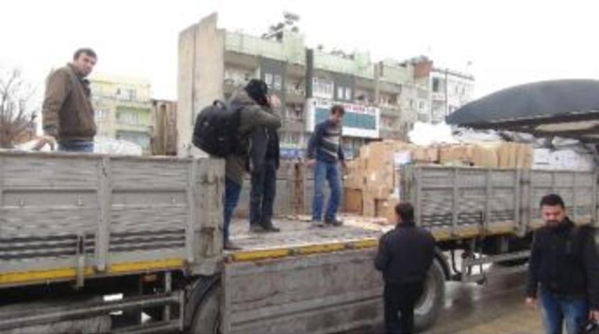 Batman&rsquo;dan Suriyeli K&uuml;rtlere İla&ccedil; Yardımı Yapıldı