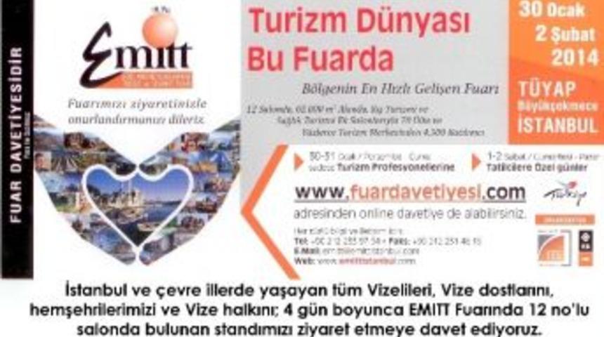 Vize Belediyesi T&uuml;rkiye Ve D&uuml;nya Turizminin Beklediği Emıtt Turizm Fuarı&rsquo;na Katılıyor