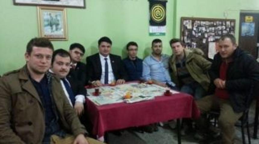 Mhp'li Uzunk&ouml;pr&uuml; Belediye Başkan Adayından Kahve Ziyaretleri