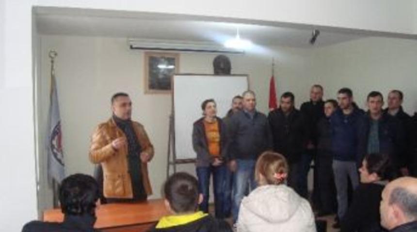 T&uuml;rk Metal Sendikası &Ccedil;erkezk&ouml;y Şube Başkanı Ko&ccedil;ak: &ldquo;eğitimler Devam Edecek"