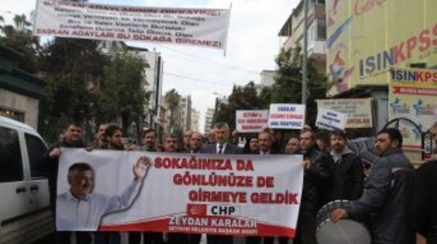 Başkan Adayı O Sokağa Davul Zurnayla Girdi