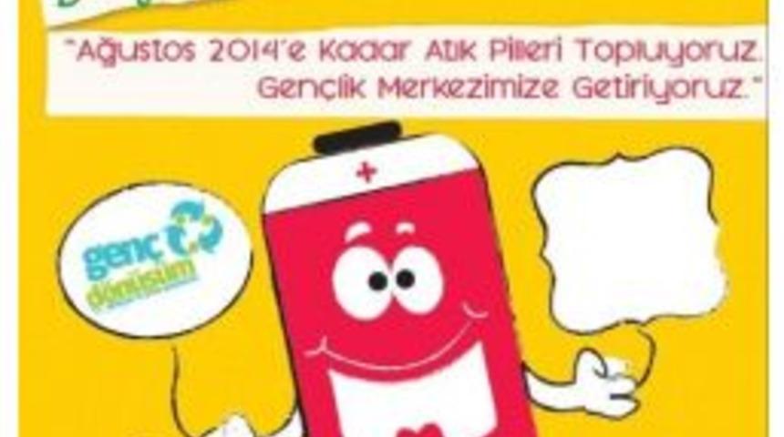 Karaman&rsquo;da Gen&ccedil; D&ouml;n&uuml;ş&uuml;m Atık Pil Toplama Kampanyası