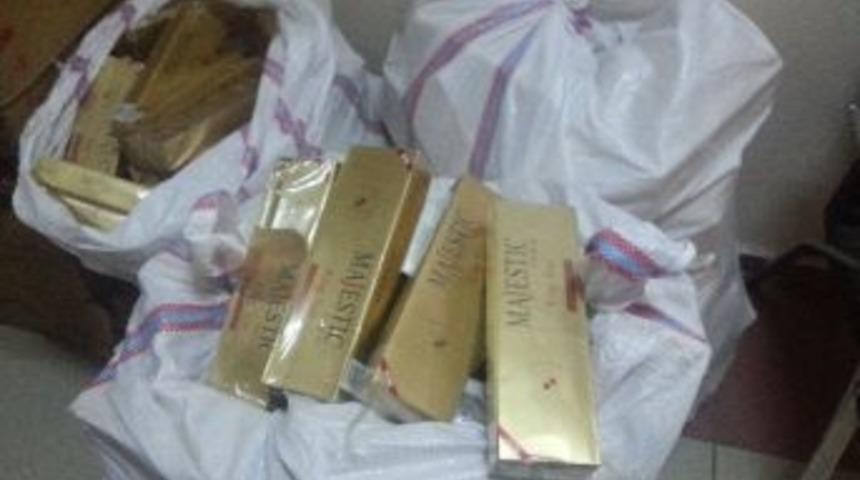 Erzurum&rsquo;da 17 Bin 950 Paket Ka&ccedil;ak Sigara Ele Ge&ccedil;irildi