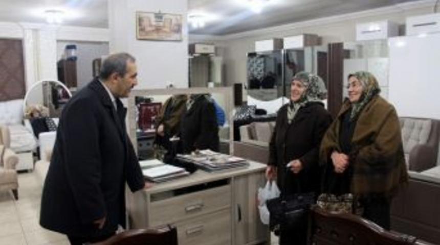 Başkan &Uuml;rg&uuml;p, Esnaf Ziyaretlerinde Yeni D&ouml;nemin Projelerini Anlatıyor