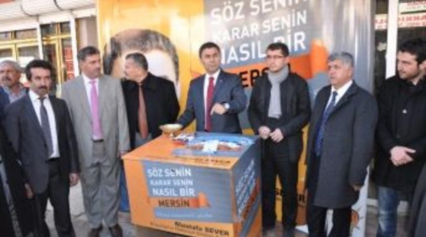 Ak Parti'li Sever Se&ccedil;im &Ccedil;alışmalarını S&uuml;rd&uuml;r&uuml;yor