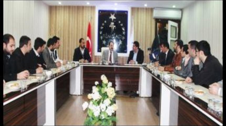 Haluk Arslan&rsquo;dan Gen&ccedil; T&Uuml;MSİAD&rsquo;a Ziyaret