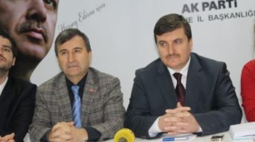 Ak Parti Edirne İl Başkanı Kahve: "edirne'nin Alt Yapısı Yetersiz"