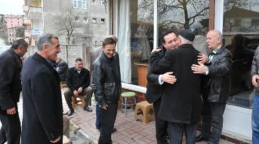 Mhp Ak&ccedil;akoca Başkan Adayı Yanmaz, Başkan Gibi Karşılandı