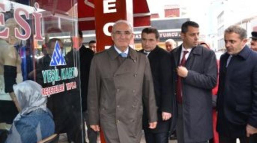 Başkan Yılmaz, Bafra&rsquo;da Esnaf Ziyaretlerinde Bulundu