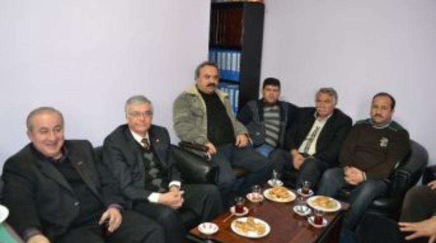 Chp İl&ccedil;e Teşkilatı Esnaf Ve Sanatkarlar Odasını Ziyaret Etti