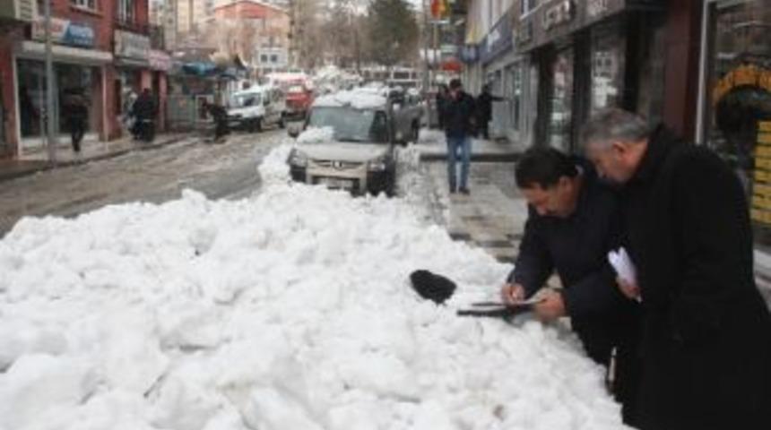 Zabıtadan 'kar' Cezası