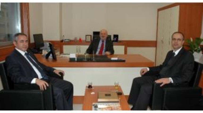 Sgk İl M&uuml;d&uuml;r&uuml; Uzun&rsquo;dan, Sanko &Uuml;niversitesi Rekt&ouml;r&uuml;ne Ziyaret