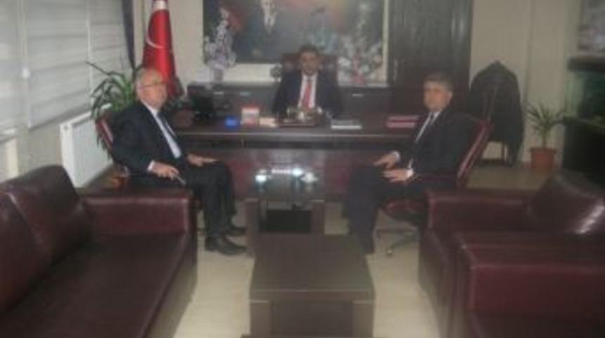 &Ouml;zel İdare Genel Sekreteri Kayış Ulus Kaymakamı'nı Ziyaret Etti