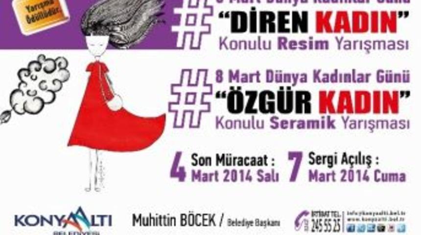 Konyaaltı Belediyesi&rsquo;nden Seramik Ve Resim Yarışması