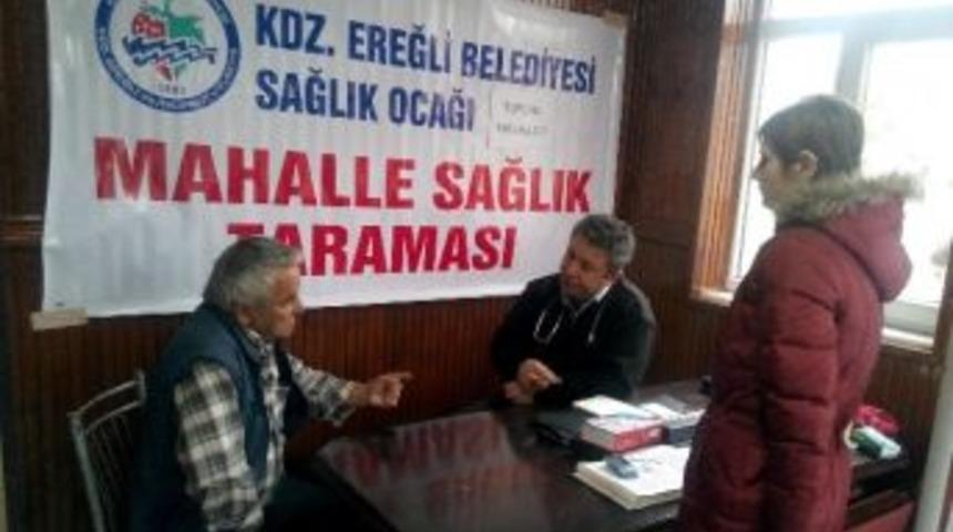Kdz. Ereğli Belediyesi&rsquo;nden Mahallelerde Sağlık Taraması