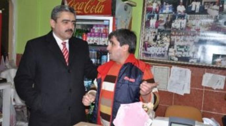 Başkan Alıcık, Esnaf Ve Kahvehaneleri Ziyaret Ediyor