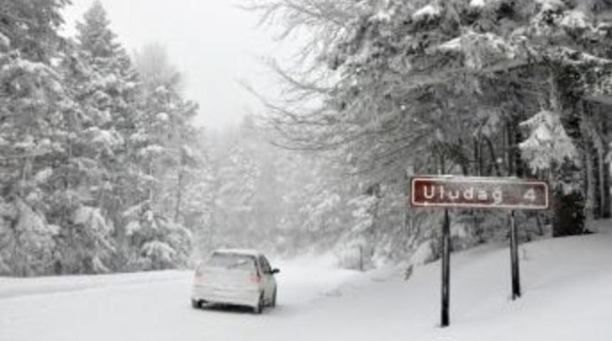 Uludağ'da Kar Kalınlığı 55 Santimetre