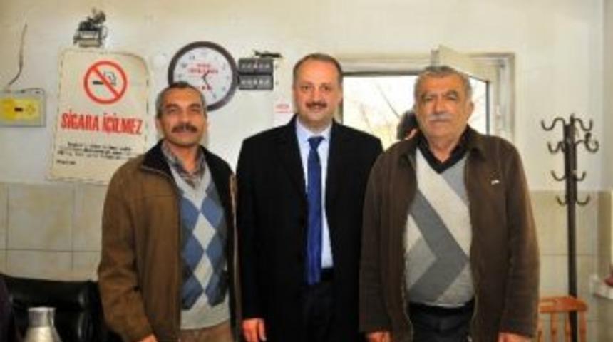 Başkan Akg&uuml;l, Taksici Esnafını Ziyaret Etti