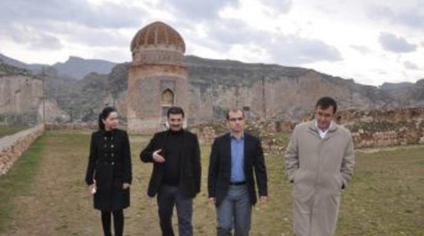 Atletizm Federasyon Başkanı &Ccedil;intimar Hasankeyf&rsquo;i Ziyaret Etti