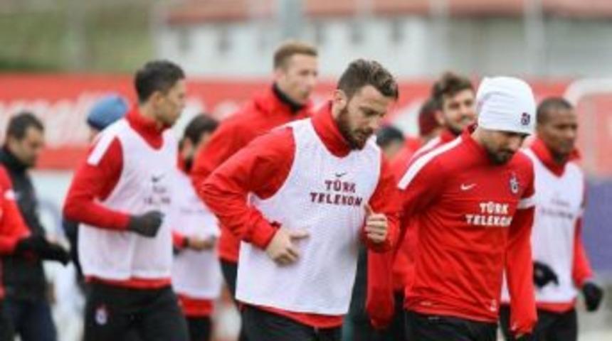 Trabzonspor, &Ccedil;aykur Rizespor Ma&ccedil;ı Hazırlıklarını S&uuml;rd&uuml;r&uuml;yor