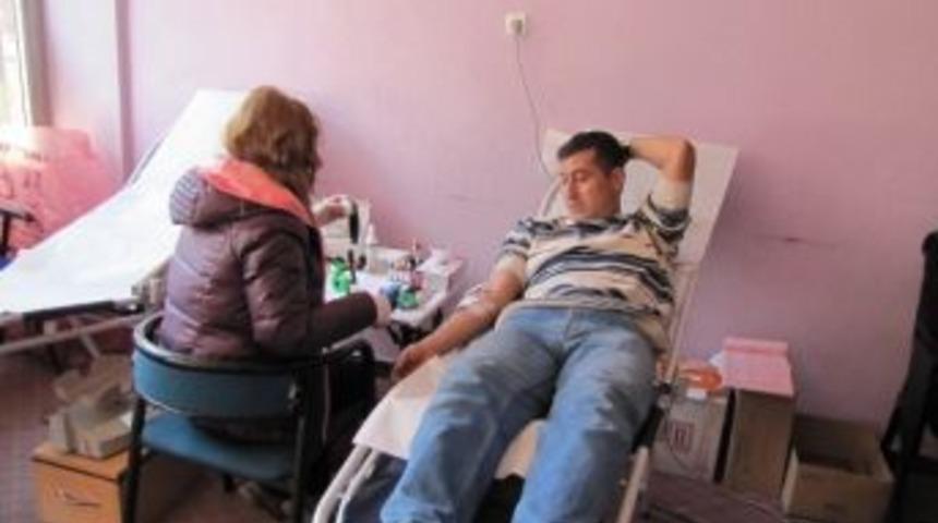 Hisarcık&rsquo;ta Kan Bağışı Kampanyası