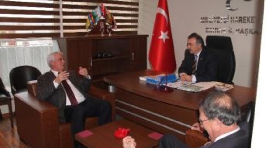 Sedef&ccedil;i'den Mhp'ye Ziyaret