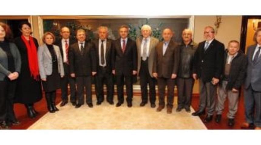 Gebze Kent Konseyi Başkan K&ouml;şker'i Ziyaret Etti