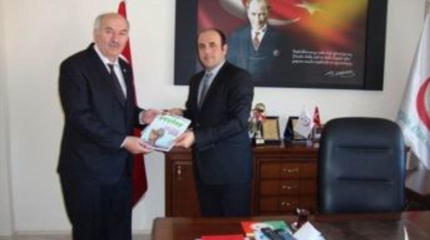 G&uuml;neş&rsquo;ten Sağlık İl M&uuml;d&uuml;r&uuml; &Uuml;nl&uuml;bay&rsquo;a Ziyaret