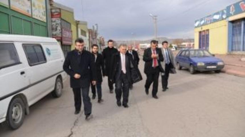 Esnaf Dostu Başkan Memduh B&uuml;y&uuml;kkılı&ccedil;, Ambar Ağa&ccedil; İşleri Sanayi Sitesinde