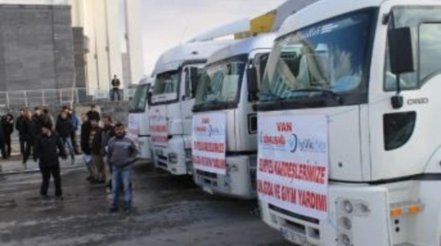 Van'dan Suriye’ye Yardım Eli