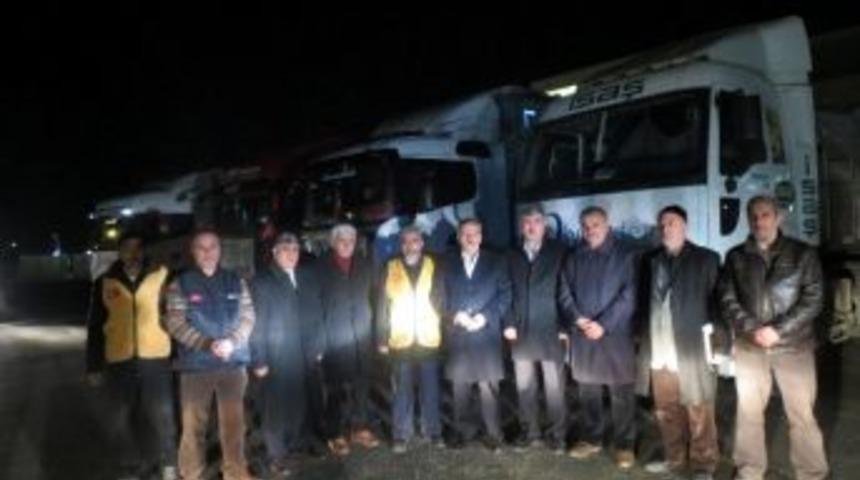 Malatya&rsquo;dan Suriye&rsquo;ye 4 Tır Gıda Yardımı