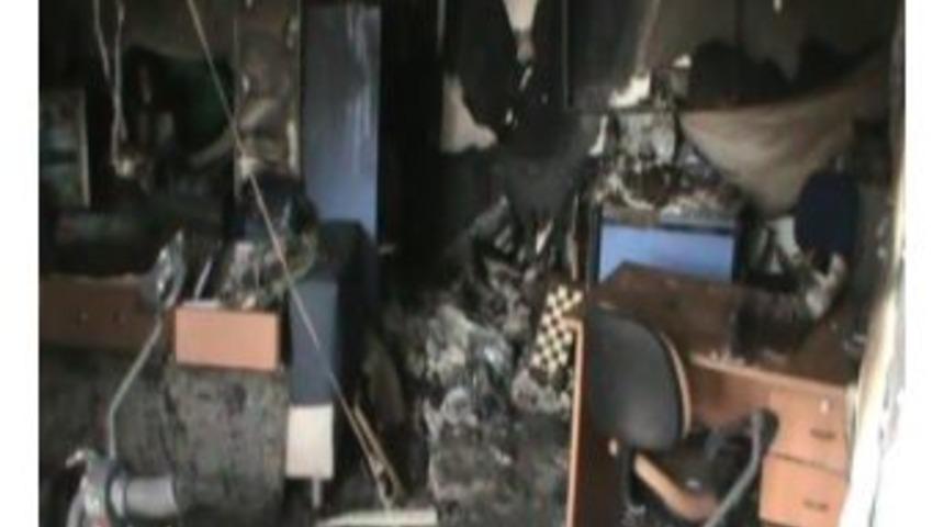 Marmaris'te İş Yeri Yangını