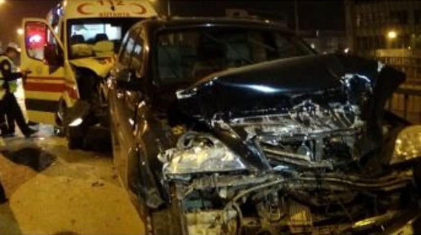 Uşak&rsquo;ta Zincirleme Trafik Kazası: 7 Yaralı