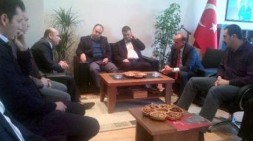 Ayto&rsquo;dan Efeler Kaymakamı Ve Tes-iş Aydın Şubesine Ziyaret