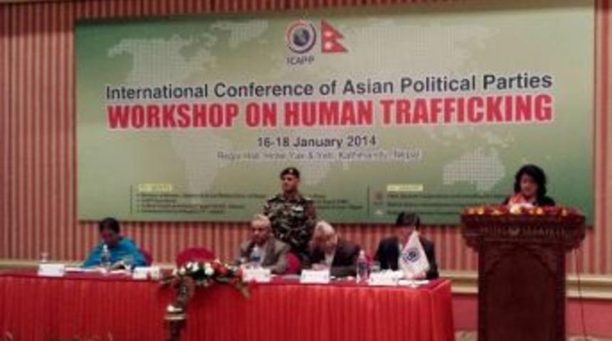 Nepal&rsquo;de D&uuml;zenlenen Uluslararası İnsan Ticareti &Ccedil;alıştayı&rsquo;na Destek