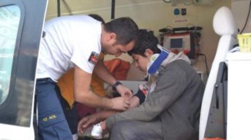 "hastam Var" Deyip Kaza Yerini Terk Etti