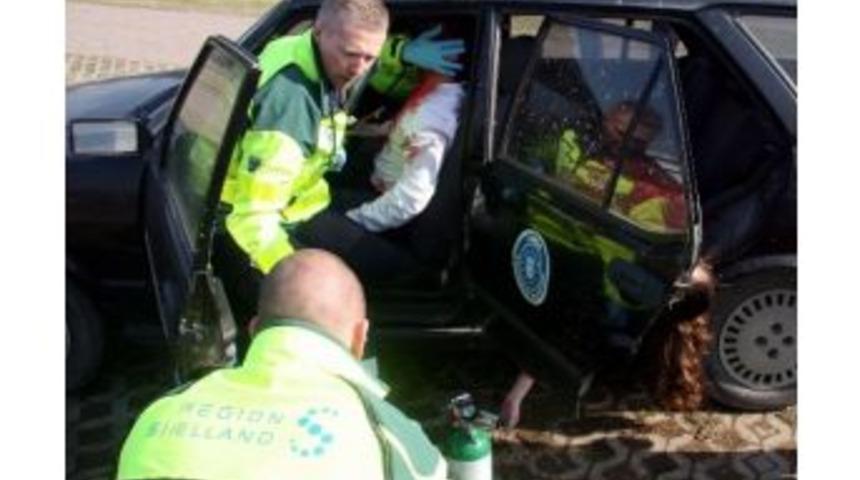 112'den Nefes Kesen Kurtarma Tatbikatı