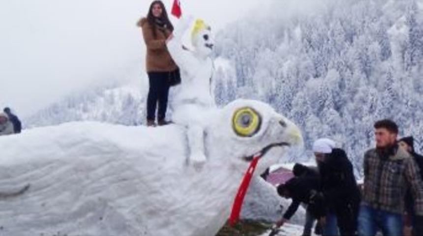 Kardan Adam Şenliği Başladı