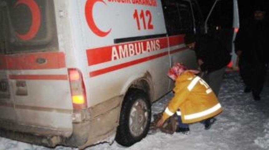 Muş'ta Hasta Kurtarma Operasyonu