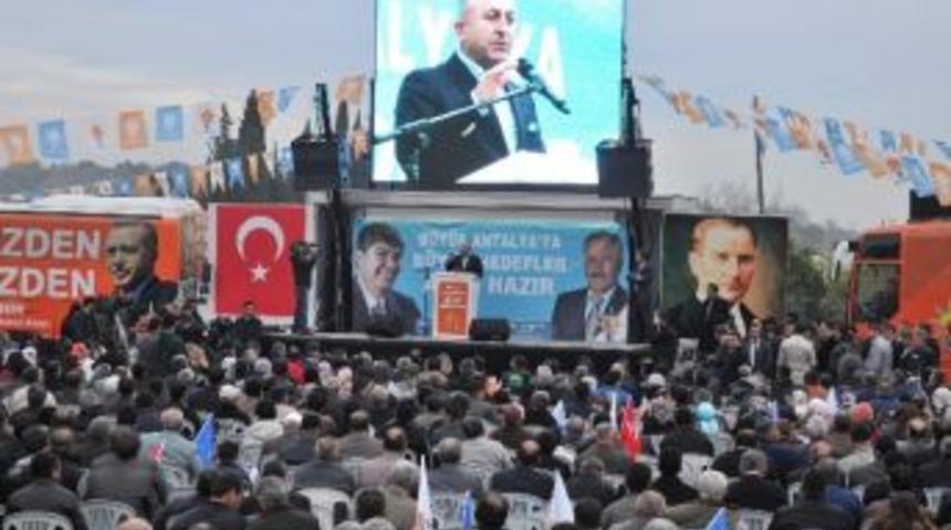 Bakan &Ccedil;avuşoğlu Antalya&rsquo;da