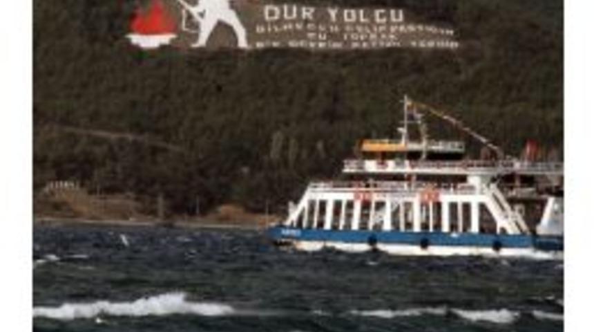 &Ccedil;anakkale'de Şiddetli Fırtına