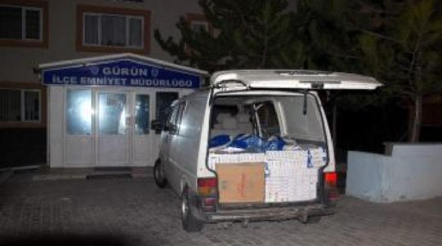 G&uuml;r&uuml;n&rsquo;de 22 Bin Paket Ka&ccedil;ak Sigara Ele Ge&ccedil;irildi